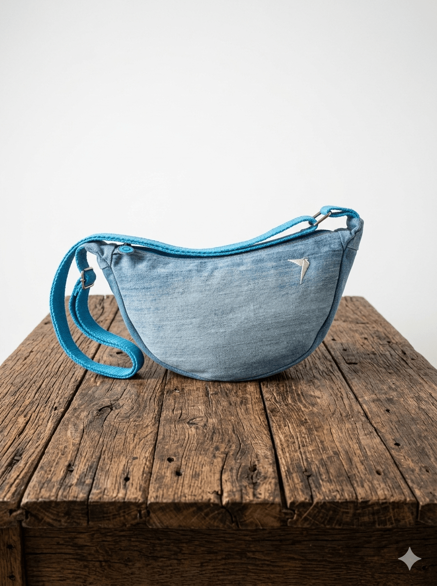 Bolsa Helena Alça Azul Claro