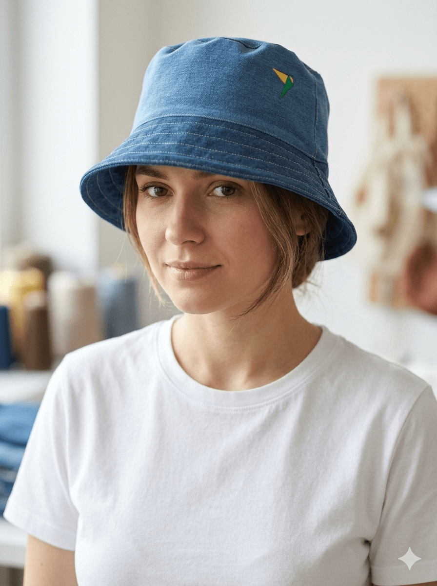 Bucket azul escuro